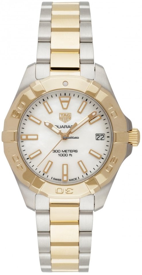Shop Authentic Tag Heuer Aquaracer Mother of Pearl Dial Watch for Women - WBD1320.BB0320 - Luxxuri