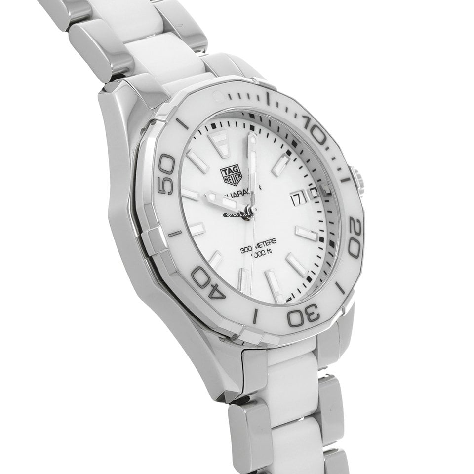 Shop Authentic Tag Heuer Aquaracer White Dial Watch for Women - WAY131B.BA0914 - Luxxuri