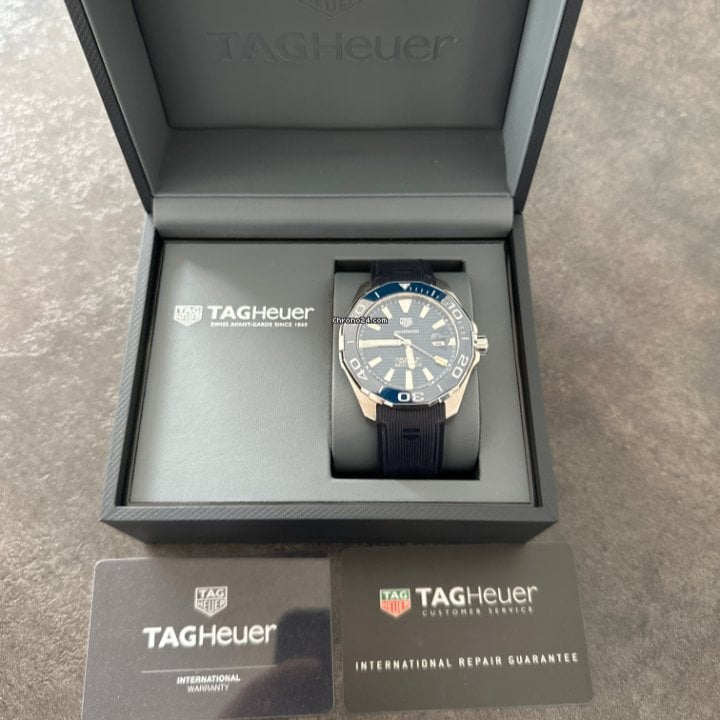 Shop Authentic Tag Heuer Aquaracer Blue Dial Watch for Men - WAY201B.FT6150 - Luxxuri