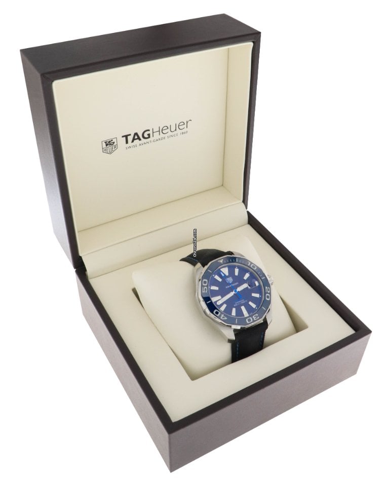 Shop Authentic Tag Heuer Aquaracer Black Dial Watch for Men - WAY201C.FC6395 - Luxxuri