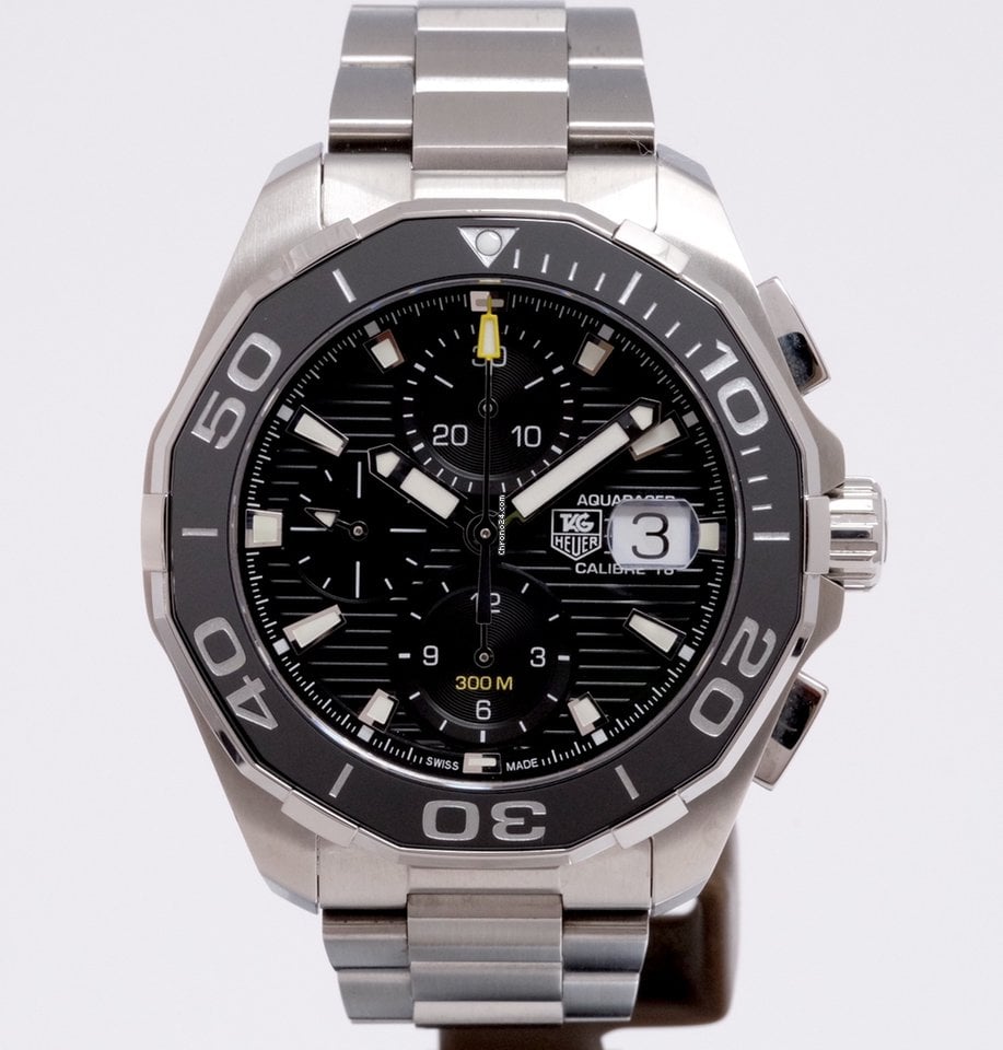 Shop Authentic Tag Heuer Aquaracer Black Dial Watch for Men - CAY211A.BA0927 - Luxxuri