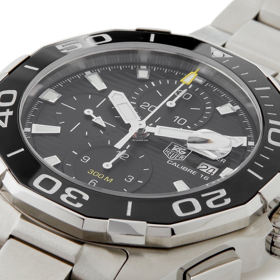 Shop Authentic Tag Heuer Aquaracer Black Dial Watch for Men - CAY211A.BA0927 - Luxxuri