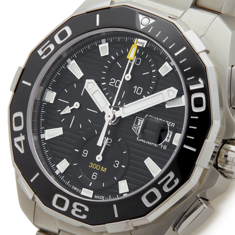 Shop Authentic Tag Heuer Aquaracer Black Dial Watch for Men - CAY211A.BA0927 - Luxxuri