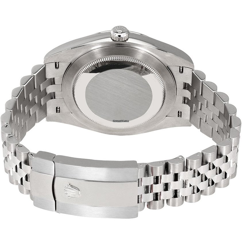 Shop Authentic Rolex Datejust 41 Oyster Grey Dial Silver Oystersteel Bracelet Watch for Men - M126300-0008 - Luxxuri