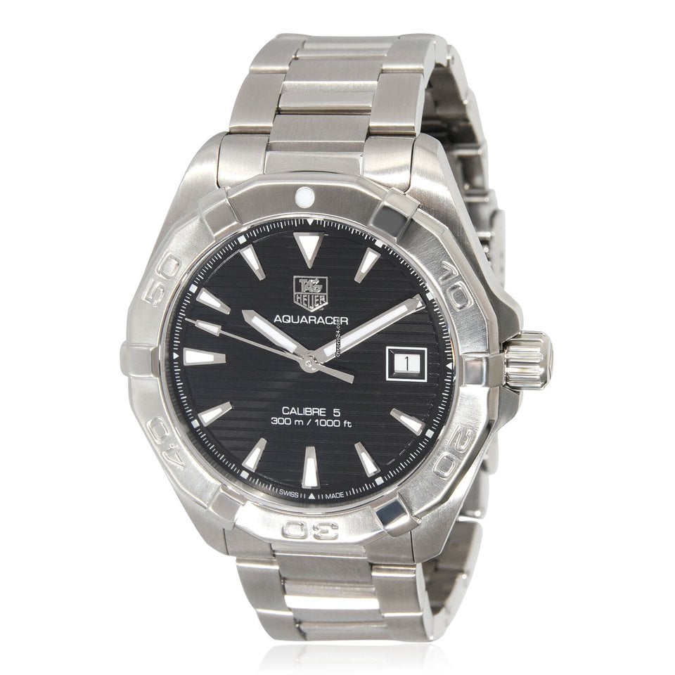 Shop Authentic Tag Heuer Aquaracer Black Dial Watch for Men - WAY2110.BA0928 - Luxxuri