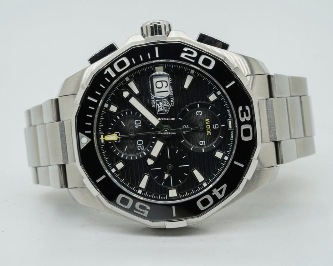 Shop Authentic Tag Heuer Aquaracer Black Dial Watch for Men - CAY211A.BA0927 - Luxxuri