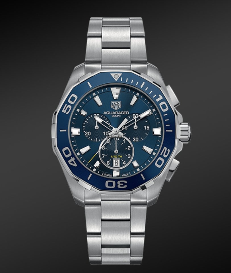 Shop Authentic Tag Heuer Aquaracer Blue Dial Watch for Men - CAY111B.BA0927 - Luxxuri