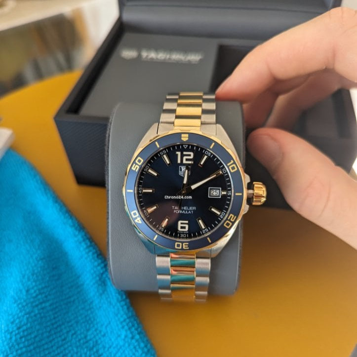 Shop Authentic Tag Heuer Formula Blue Dial Watch for Men - WAZ1120.BB0879 - Luxxuri