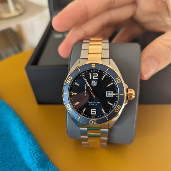 Shop Authentic Tag Heuer Formula Blue Dial Watch for Men - WAZ1120.BB0879 - Luxxuri