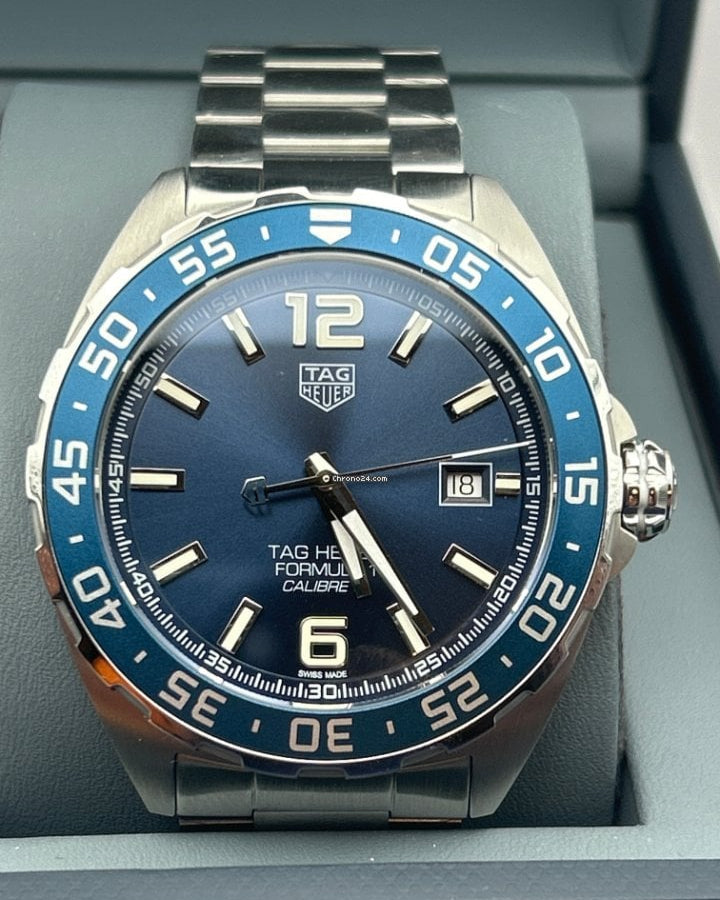 Shop Authentic Tag Heuer Formula 1 Blue Dial Watch for Men - WAZ2015.BA0842 - Luxxuri