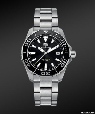 Shop Authentic Tag Heuer Aquaracer Black Dial Watch for Men - WAY111A.BA0928 - Luxxuri