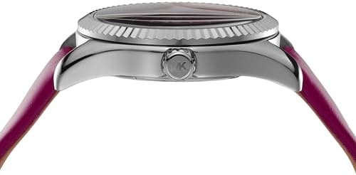 Shop Authentic Michael Kors Lexington Quartz Fuchsia Dial Fuchsia Leather Strap Watch For Women - MK4749 - Luxxuri