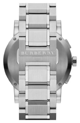 Shop Authentic Burberry The City Chronograph Silver Dial Silver Steel Strap Watch for Men - BU9350 - Luxxuri