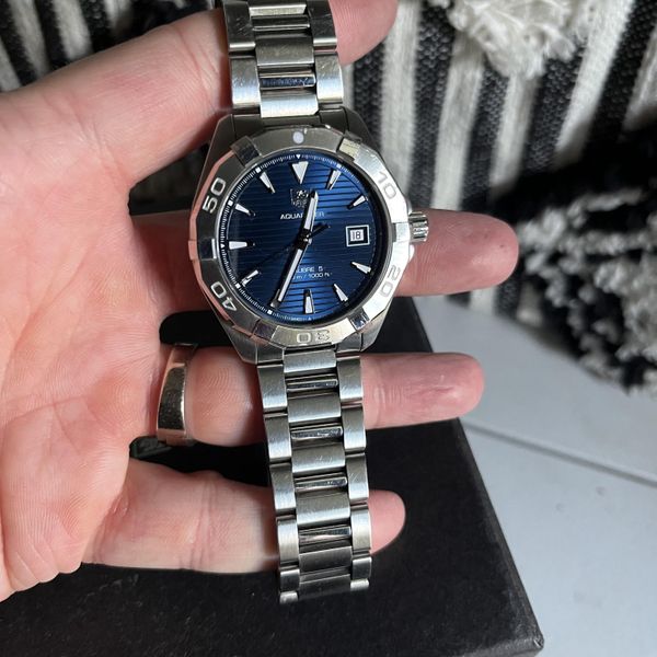 Shop Authentic Tag Heuer Aquaracer Blue Dial Watch for Men - WAY2112.BA0928 - Luxxuri
