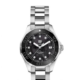 Shop Authentic Tag Heuer Aquaracer Black Dial Watch for Women - WAY131M.BA0748 - Luxxuri