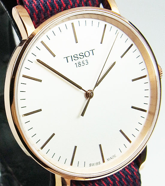 Shop Authentic Tissot T Classic Everytime Medium White Dial Two Tone NATO Strap Watch for Men - T109.410.38.031.00 - Luxxuri