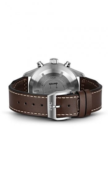Shop Authentic IWC Pilot's Watch Chronograph Edition Brown Dial Brown Leather Strap Watch for Men - IW377713 - Luxxuri