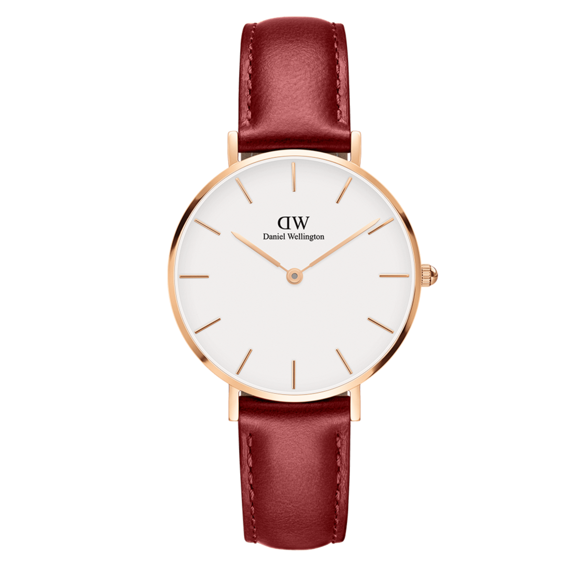 Shop Authentic Daniel Wellington Classic Suffolk White Dial Brown Leather Strap Watch For Men - DW00100122 - Luxxuri