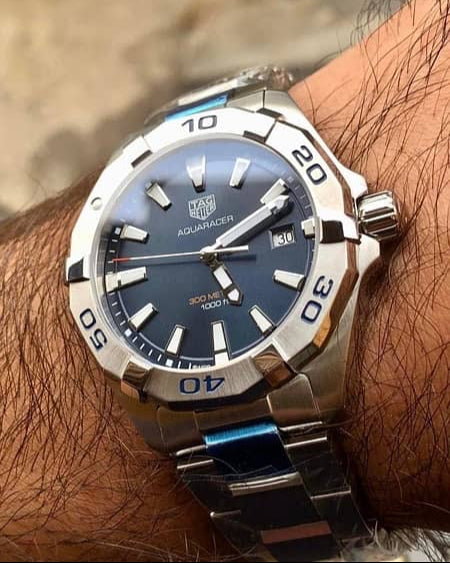 Shop Authentic Tag Heuer Aquaracer Blue Dial Watch for Men - WBD1112.BA0928 - Luxxuri