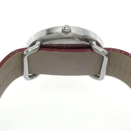 Shop Authentic Marc Jacobs Amy Red Dial Burgundy Leather Strap Watch for Women - MBM1162 - Luxxuri