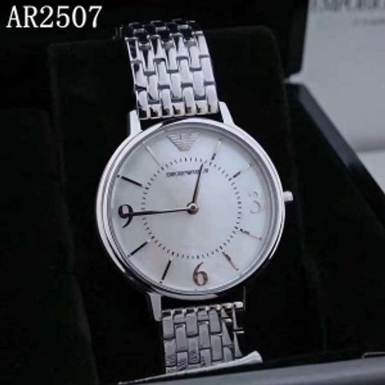 Shop Authentic Emporio Armani Kappa Mother of Pearl Dial Silver Steel Watch For Women - AR2507 - Luxxuri