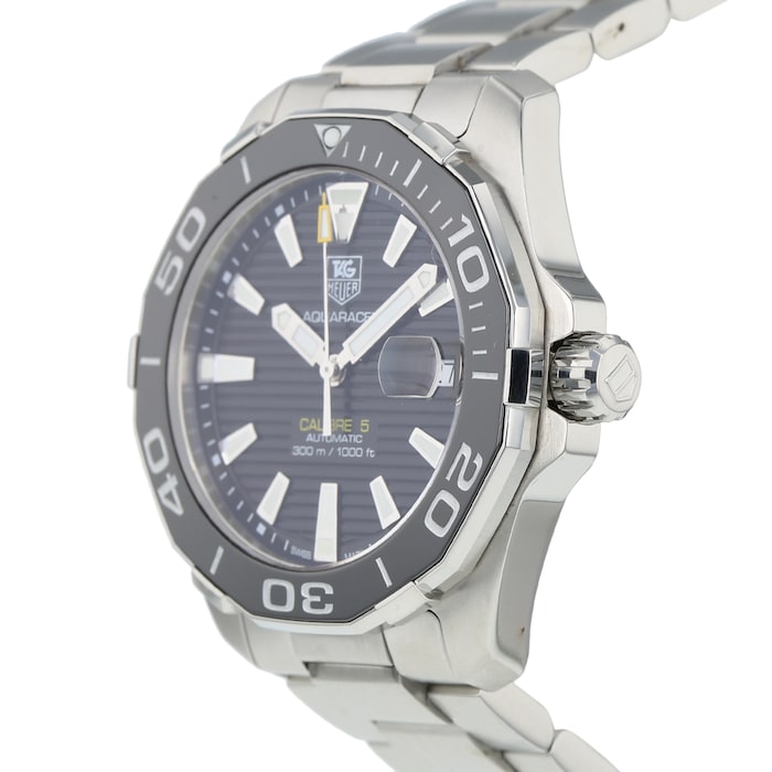 Shop Authentic Tag Heuer Aquaracer Black Dial Watch for Men - WAY211A.BA0928 - Luxxuri