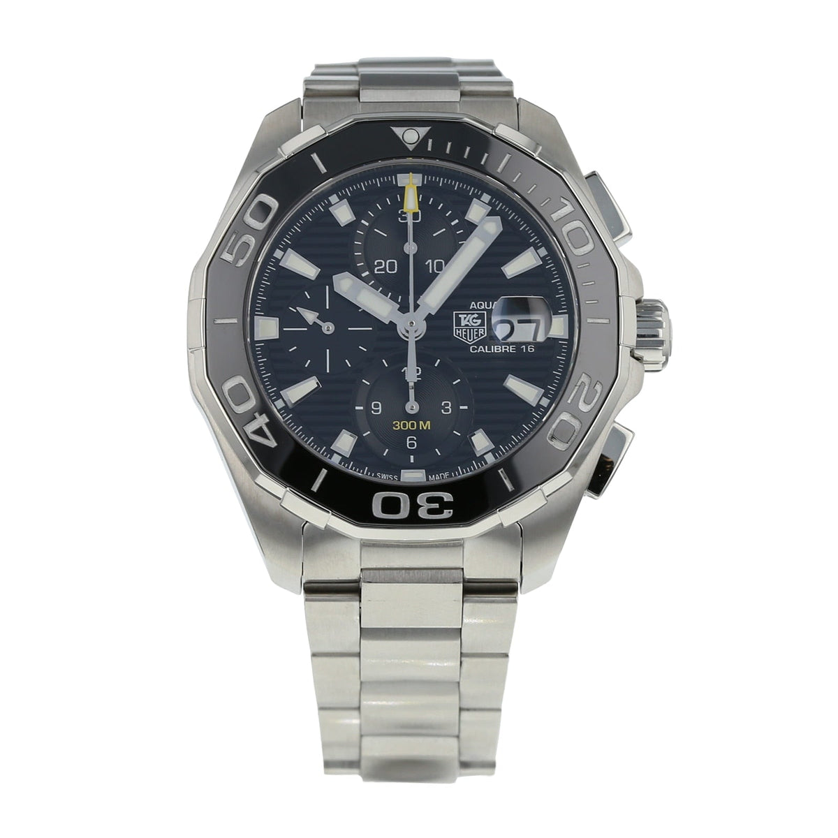 Shop Authentic Tag Heuer Aquaracer Black Dial Watch for Men - CAY211A.BA0927 - Luxxuri