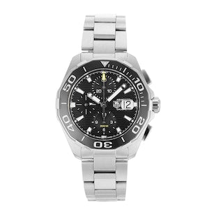 Shop Authentic Tag Heuer Aquaracer Black Dial Watch for Men - CAY211A.BA0927 - Luxxuri