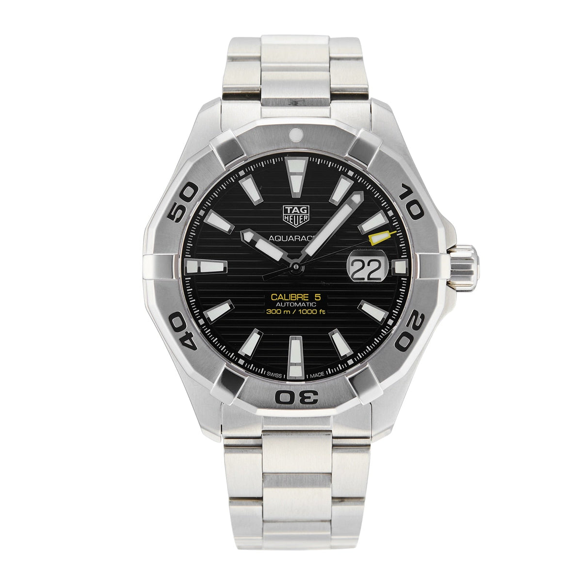 Shop Authentic Tag Heuer Aquaracer Black Dial Watch for Men - WAY2010.BA0927 - Luxxuri