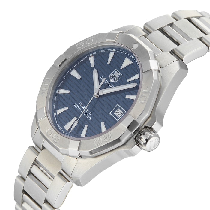 Shop Authentic Tag Heuer Aquaracer Blue Dial Watch for Men - WAY2112.BA0928 - Luxxuri