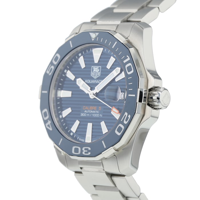 Shop Authentic Tag Heuer Aquaracer Blue Dial Watch for Men - WAY211C.BA0928 - Luxxuri