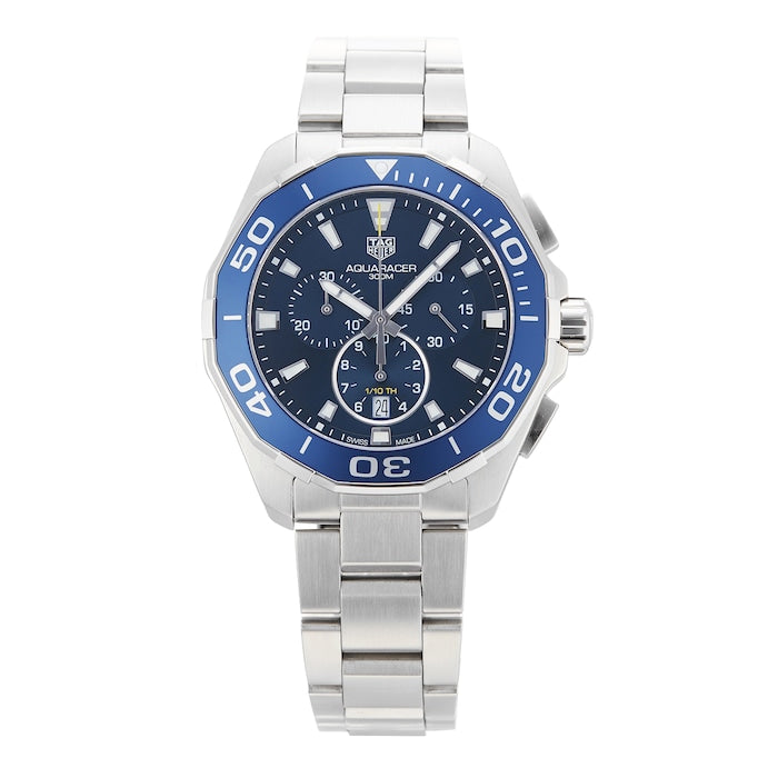 Shop Authentic Tag Heuer Aquaracer Blue Dial Watch for Men - CAY111B.BA0927 - Luxxuri