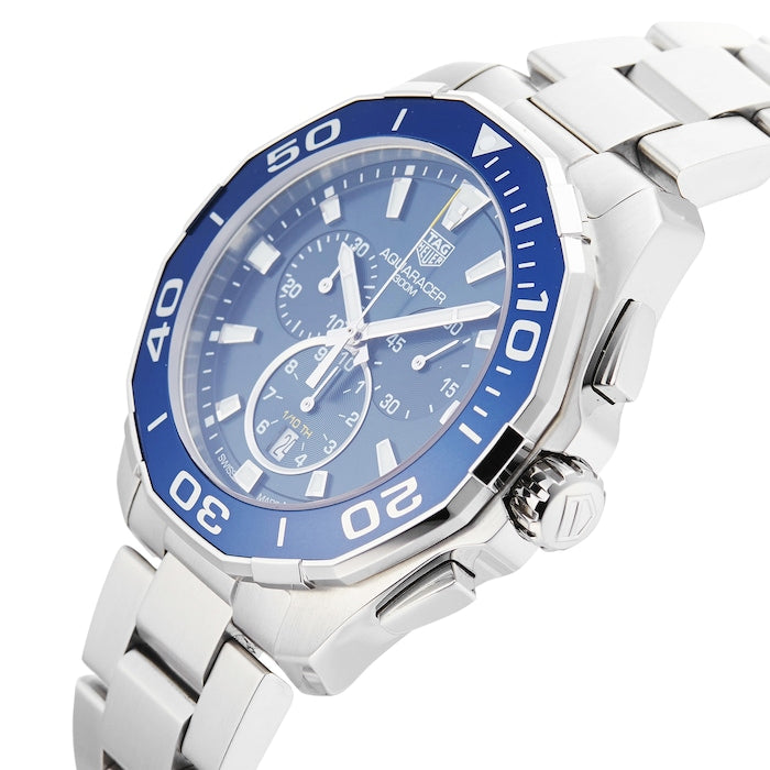 Shop Authentic Tag Heuer Aquaracer Blue Dial Watch for Men - CAY111B.BA0927 - Luxxuri