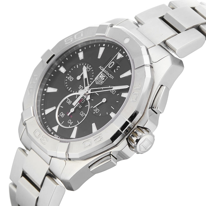 Shop Authentic Tag Heuer Aquaracer Black Dial Watch for Men - CAY1110.BA0927 - Luxxuri