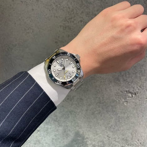 Shop Authentic Tag Heuer Aquaracer Professional 300 Automatic Silver Dial Silver Steel Strap Watch for Men - WBP201C.BA0632 - Luxxuri