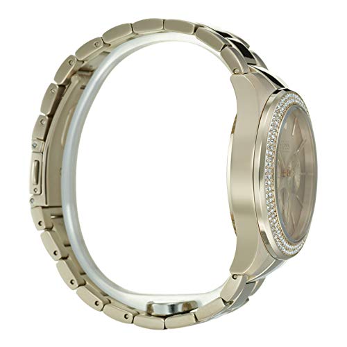 Hugo Boss Premiere Rose Gold Dial Rose Gold Steel Strap Watch for Women - 1502443