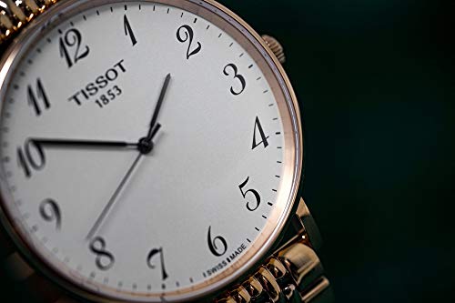 Shop Authentic Tissot T Classic Everytime White Dial Rose Gold Mesh Bracelet Watch for Men - T109.610.33.032.00 - Luxxuri