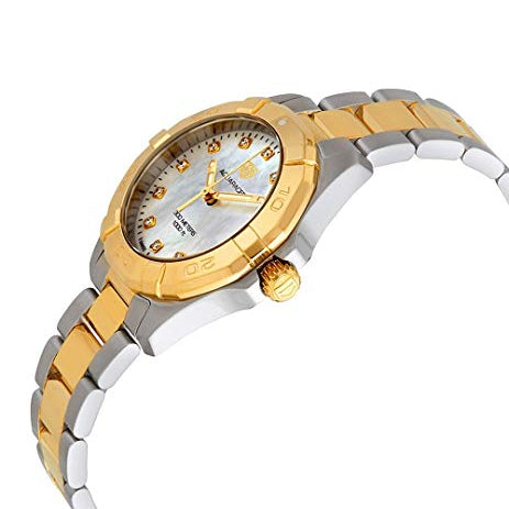 Shop Authentic Tag Heuer Aquaracer White Mother of Pearl Dial Watch for Women - WBD1322.BB0320 - Luxxuri