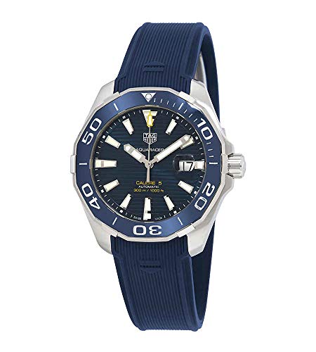 Shop Authentic Tag Heuer Aquaracer Blue Dial Watch for Men - WAY201B.FT6150 - Luxxuri