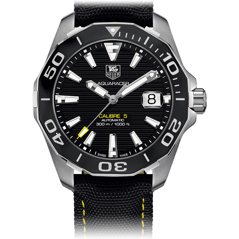Shop Authentic Tag Heuer Aquaracer Black Dial Watch for Men - WAY211A.FC6362 - Luxxuri