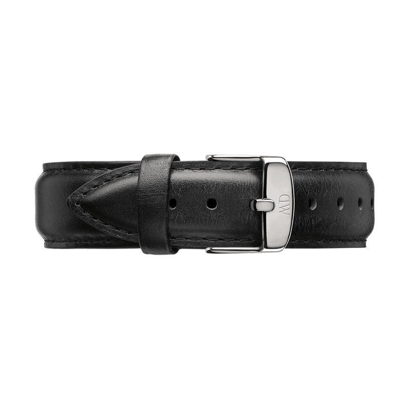 Shop Authentic Daniel Wellington Classic Sheffield Black Dial Black Leather Strap Watch For Women - DW00100145 - Luxxuri