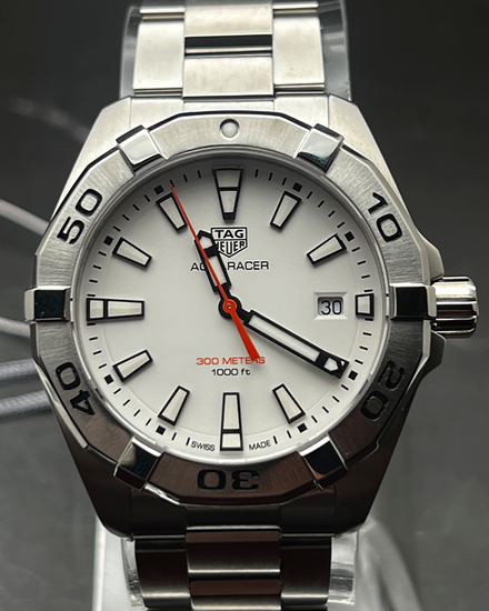 Shop Authentic Tag Heuer Aquaracer White Dial Watch for Men - WBD1111.BA0928 - Luxxuri