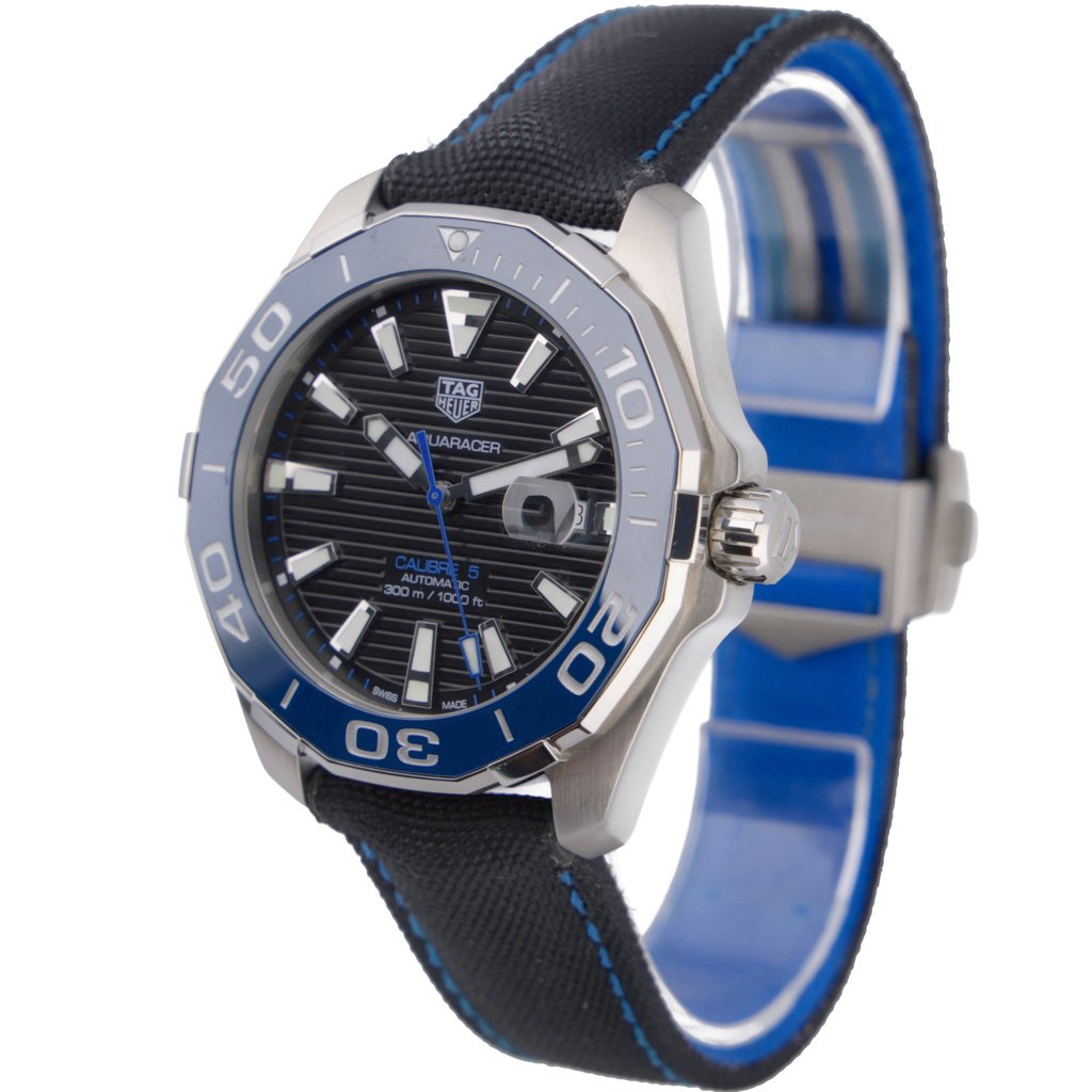Shop Authentic Tag Heuer Aquaracer Black Dial Watch for Men - WAY201C.FC6395 - Luxxuri