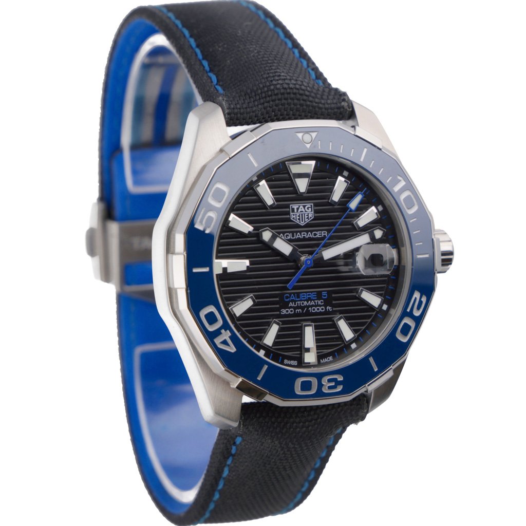Shop Authentic Tag Heuer Aquaracer Black Dial Watch for Men - WAY201C.FC6395 - Luxxuri