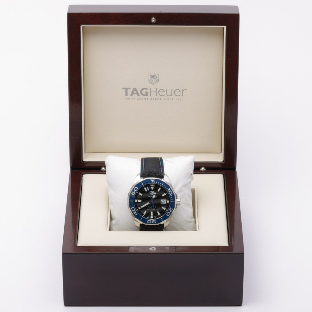 Shop Authentic Tag Heuer Aquaracer Black Dial Watch for Men - WAY201C.FC6395 - Luxxuri