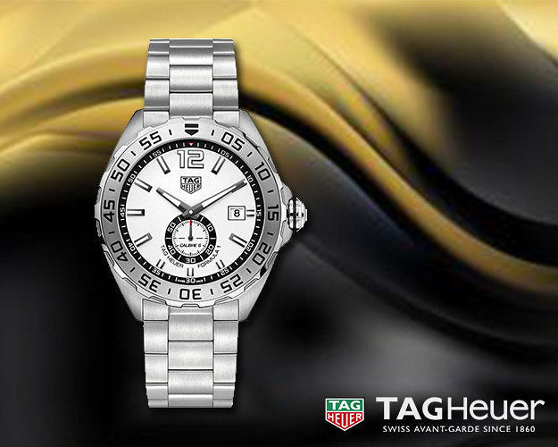 Shop Authentic Tag Heuer Formula 1 Calibre 6 Automatic White Dial Silver Steel Strap Watch for Men - WAZ2013.BA0842 - Luxxuri
