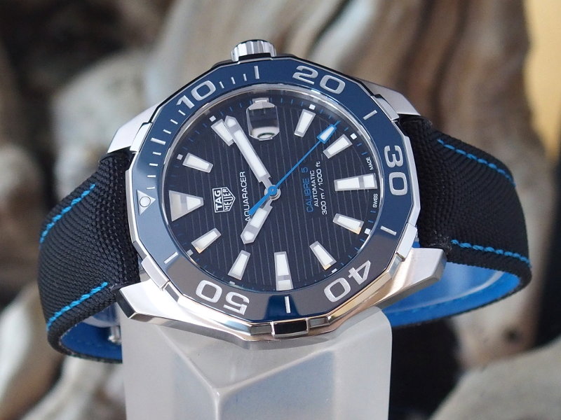Shop Authentic Tag Heuer Aquaracer Black Dial Watch for Men - WAY201C.FC6395 - Luxxuri