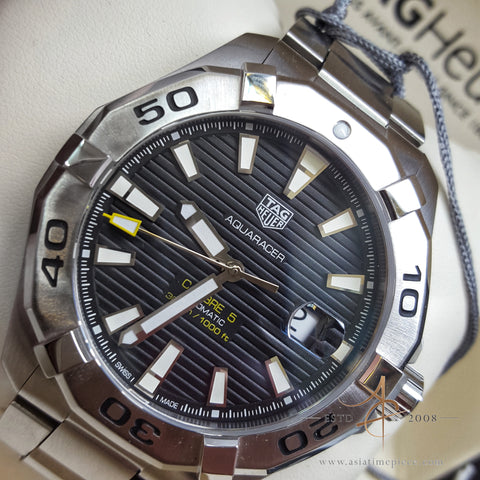 Shop Authentic Tag Heuer Aquaracer Black Dial Watch for Men - WAY2010.BA0927 - Luxxuri