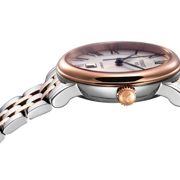 Shop Authentic Tissot T Classic Carson Premium 30 White Dial Two Tone Steel Strap Watch for Women - T122.207.22.033.00 - Luxxuri