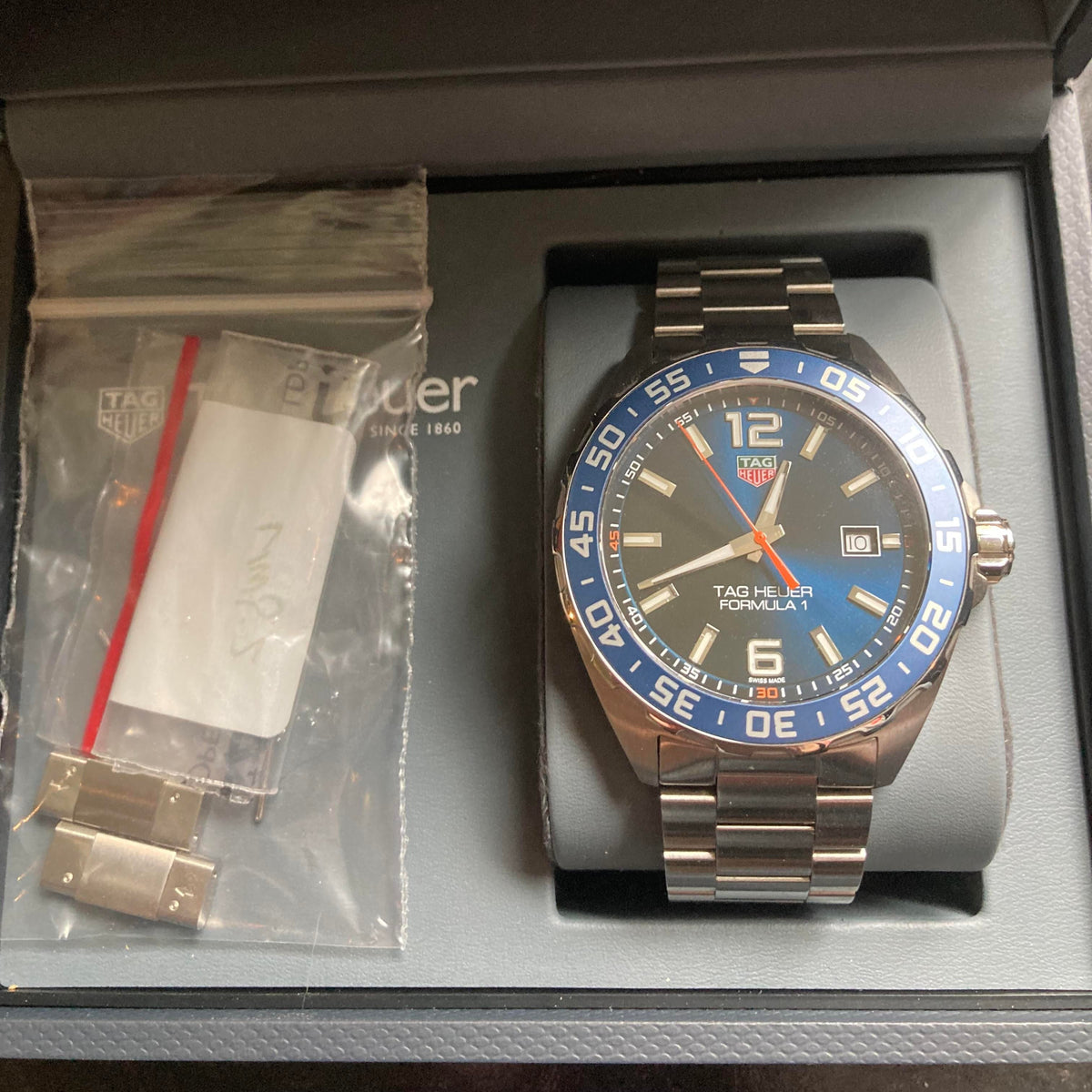 Shop Authentic Tag Heuer Formula 1 Blue Dial Watch for Men - WAZ1010.BA0842 - Luxxuri
